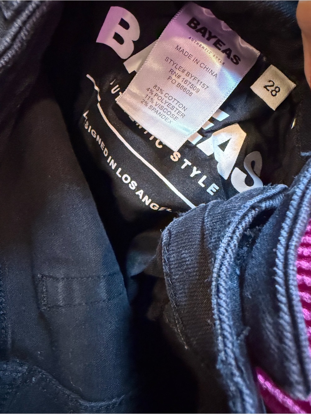 Bayeas High-Rise Straight Leg Jeans in Black - Women - Picture 8 of 8